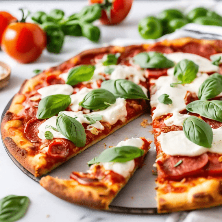Keto Pepperoni Pizza With Fathead Crust