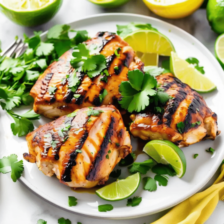 Key Lime Chicken Thighs