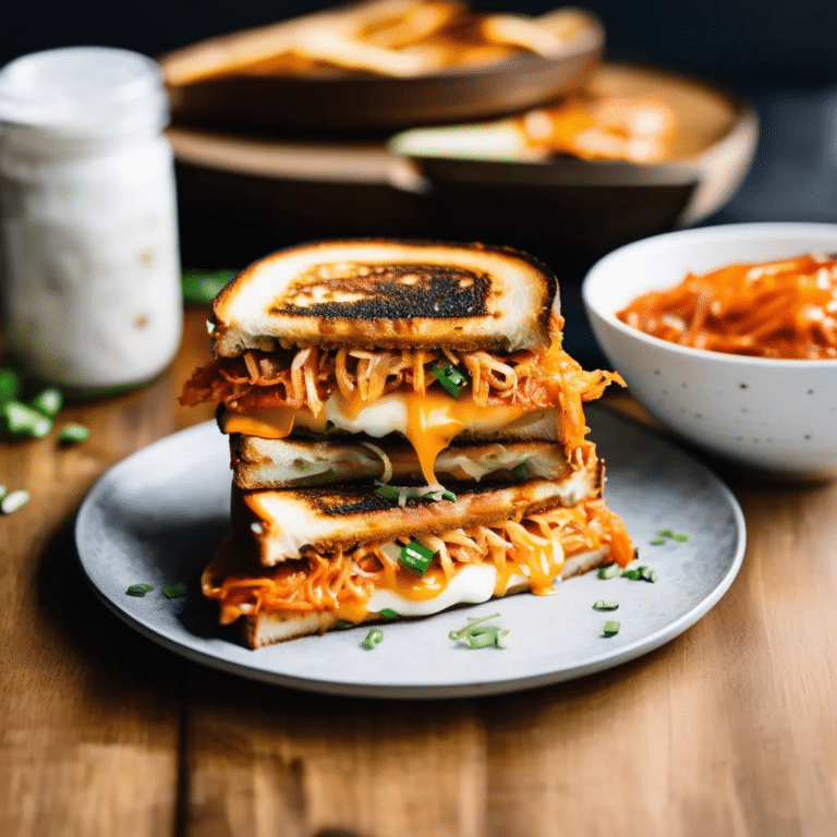 Kimchi Grilled Cheese
