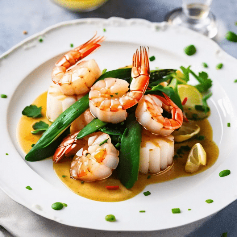 King Prawn And Scallop In Ginger Butter