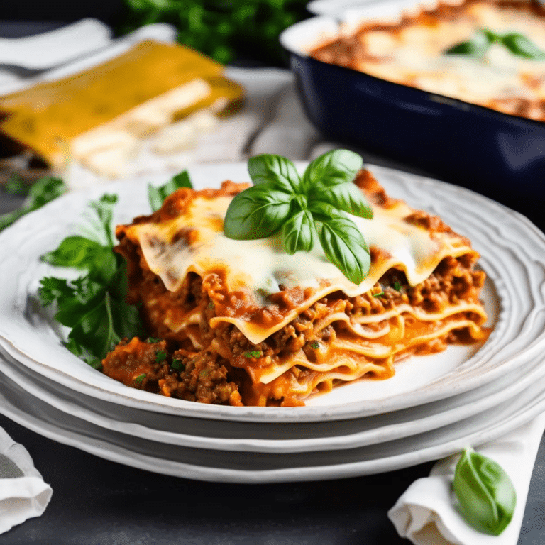 Lasagna Bolognese