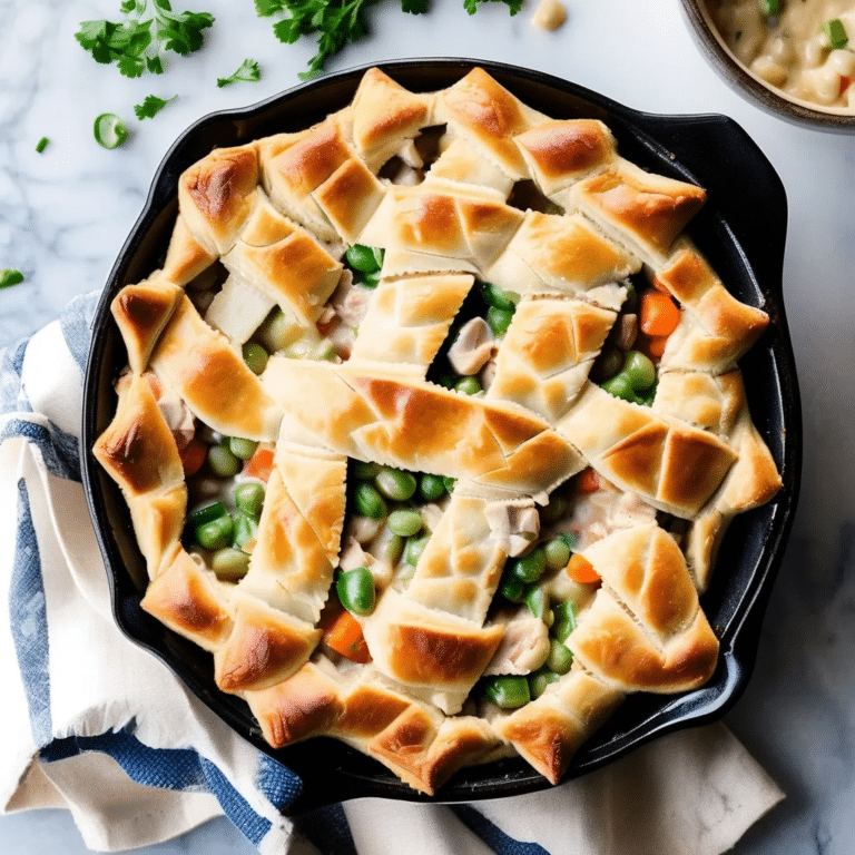 Lattice Chicken Potpie