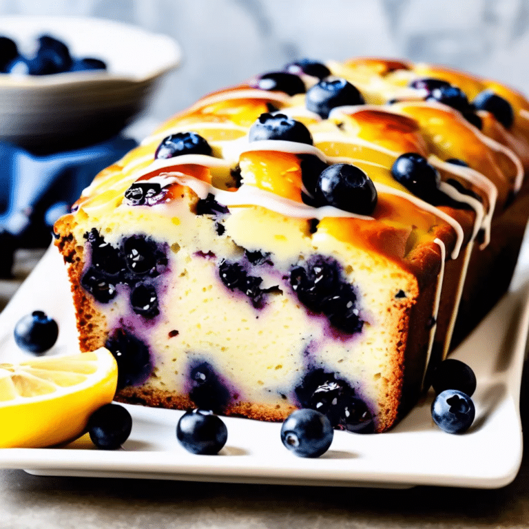Lemon Blueberry Bread