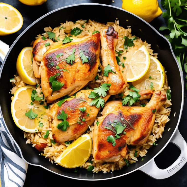Lemon Chicken And Rice