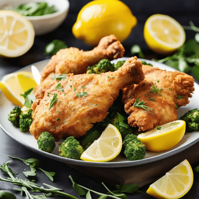 Lemon-Fried Chicken