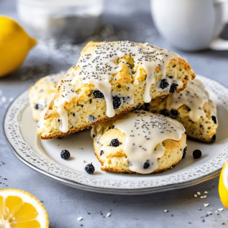Lemon Poppyseed Scones
