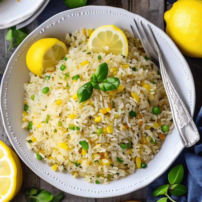 Lemon Rice Pilaf