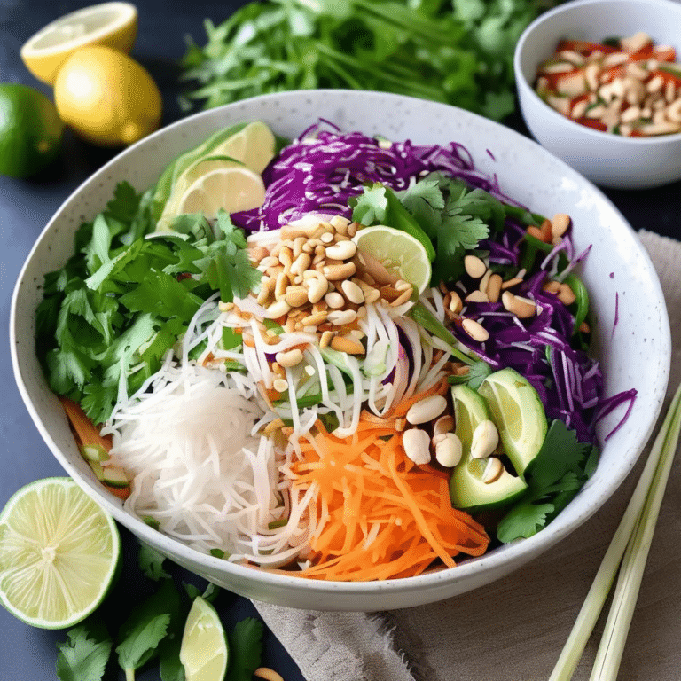 Lemongrass Vermicelli Salad