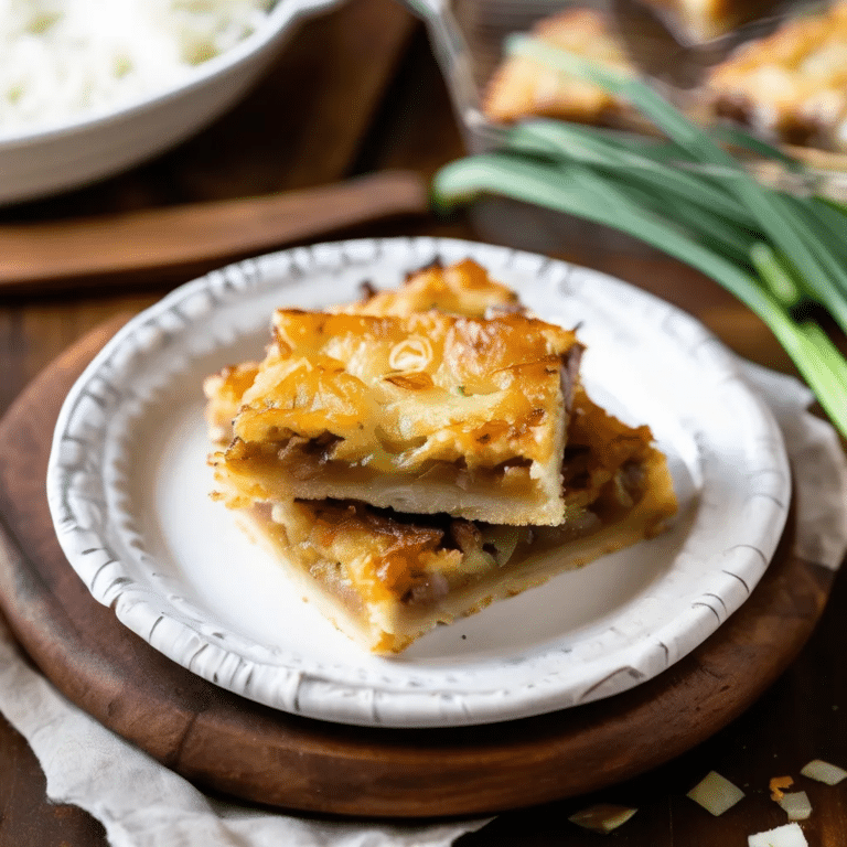 Mama’s Onion Squares