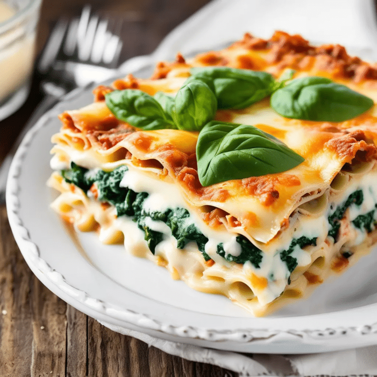 Mama’s White Lasagna