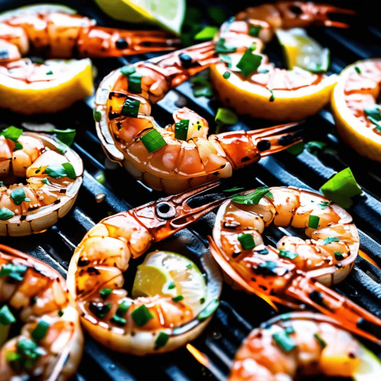 Marinated Grilled Shrimp