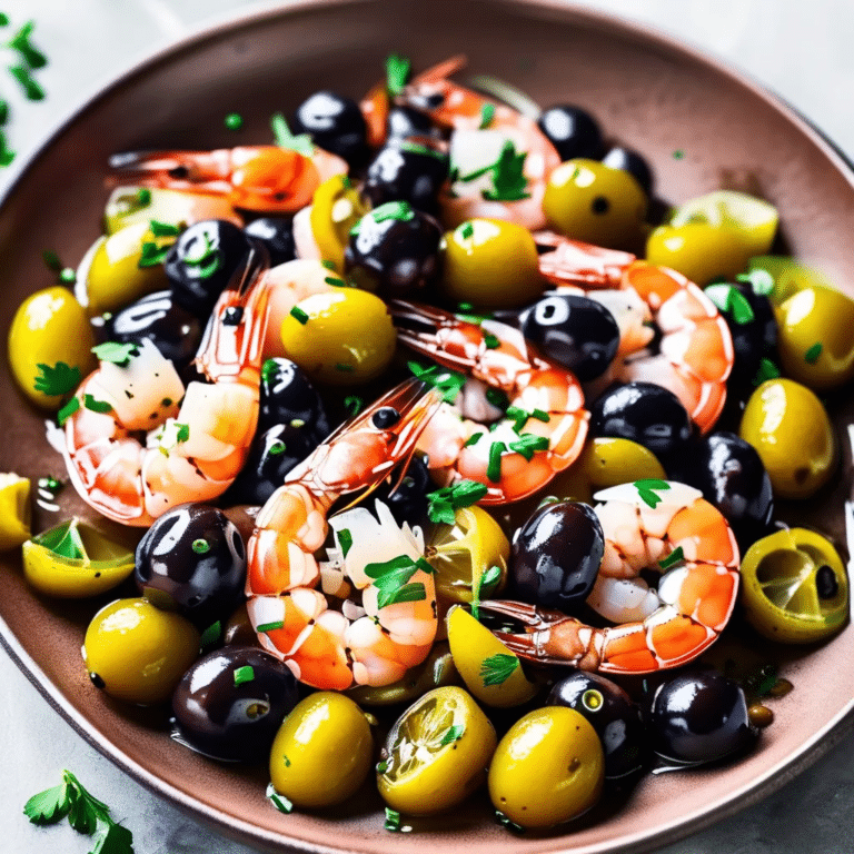 Marinated Shrimp And Olives