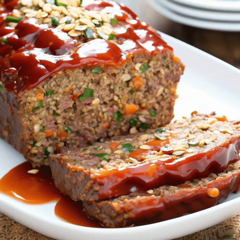 Meat Loaf with Oatmeal