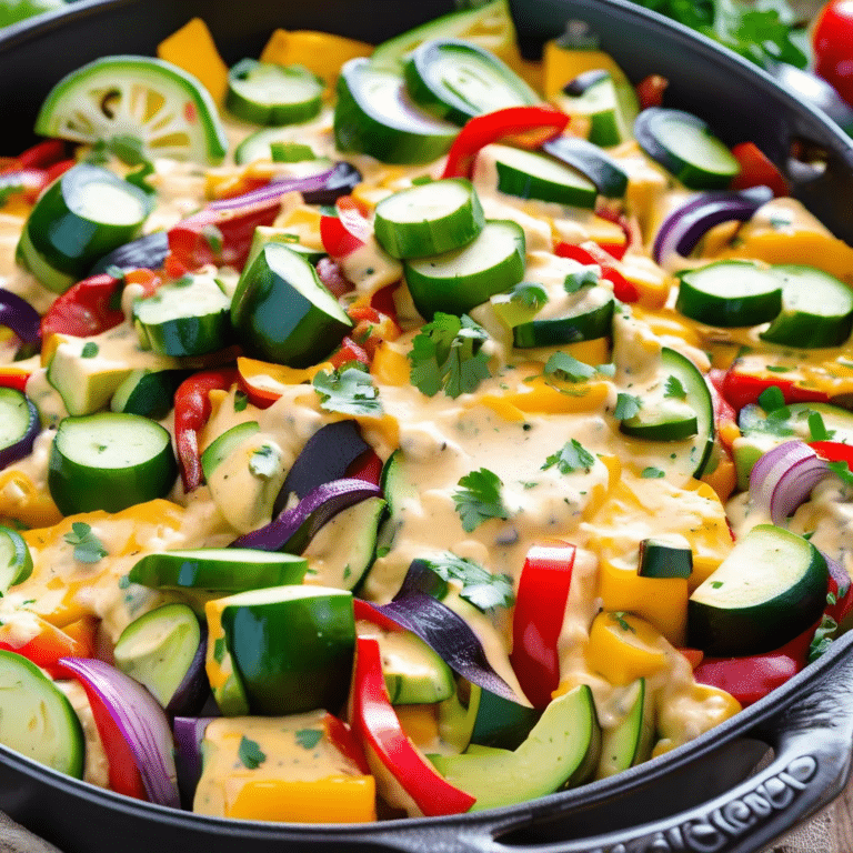 Mexican Veggies With Queso
