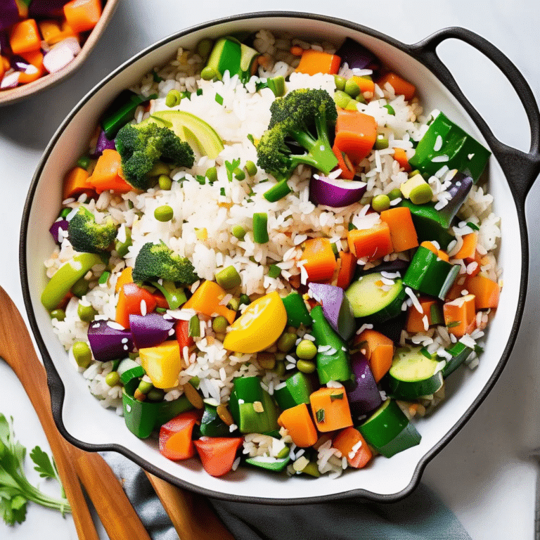 Mixed Veggies And Rice