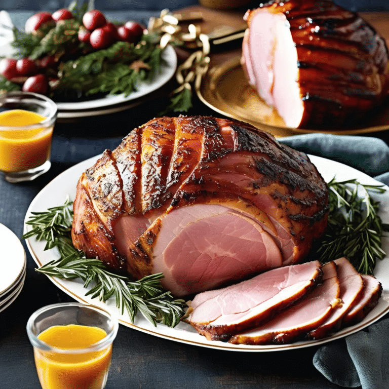 Mustard-Glazed Ham