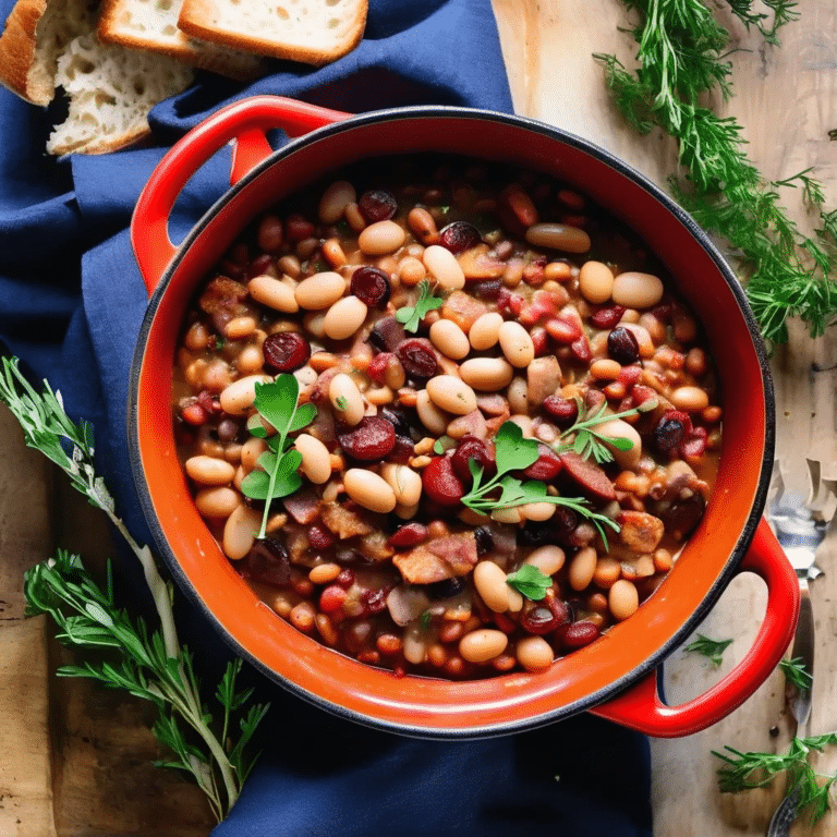 New England Bean & Bog Cassoulet