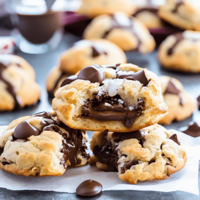 Nutella Drop Biscuits
