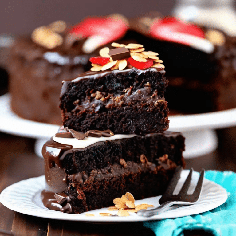 Oatmeal Chocolate Cake