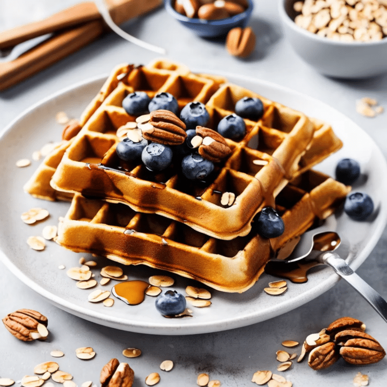 Oatmeal Nut Waffles