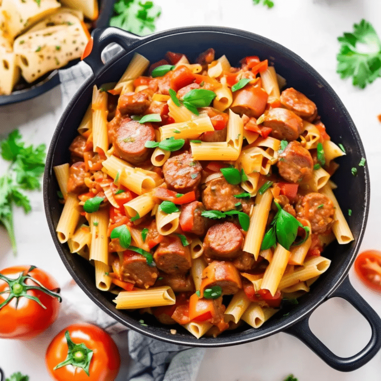 One Pot Sausage Pasta