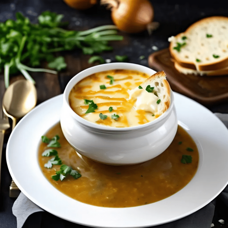 Onion Cheese Soup