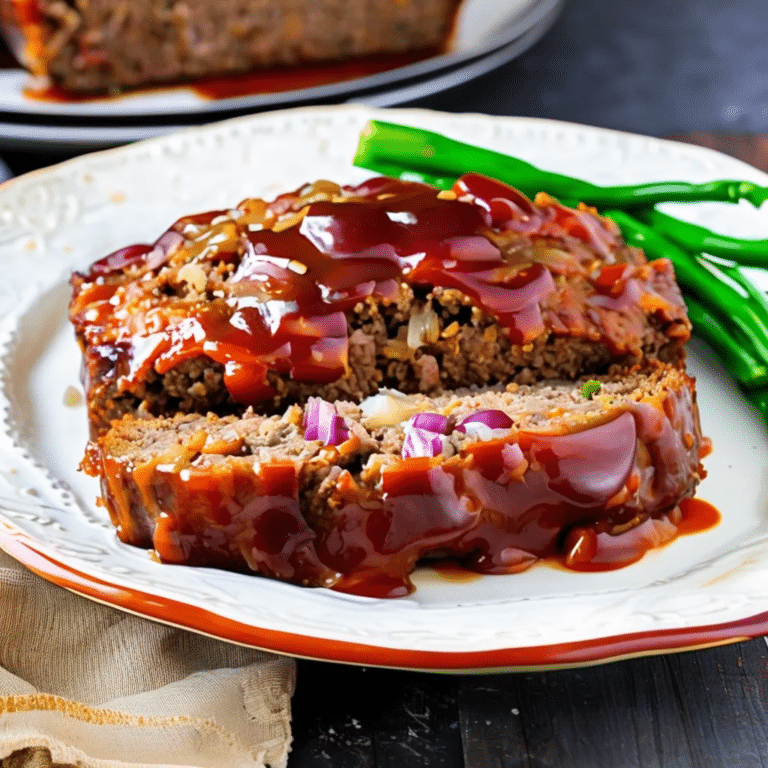 Onion Meat Loaf