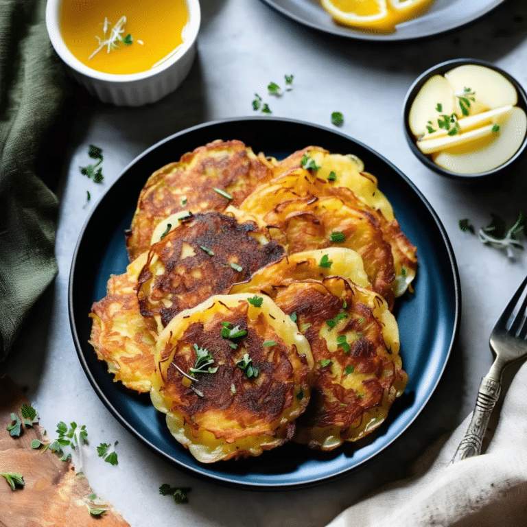 Onion Potato Pancakes