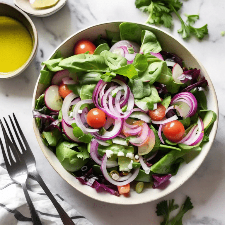 Onion Vinaigrette Salad