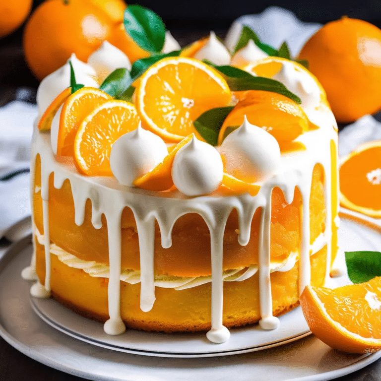 Orange Cream Cake