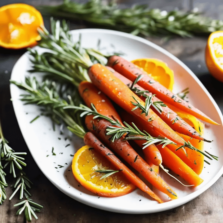 Orange Rosemary Carrots