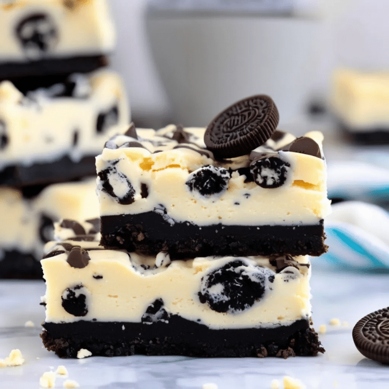 Oreo Cheesecake Cookie Dough Bars