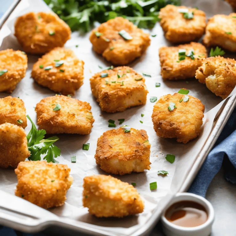 Oven-Fried Fish Nuggets