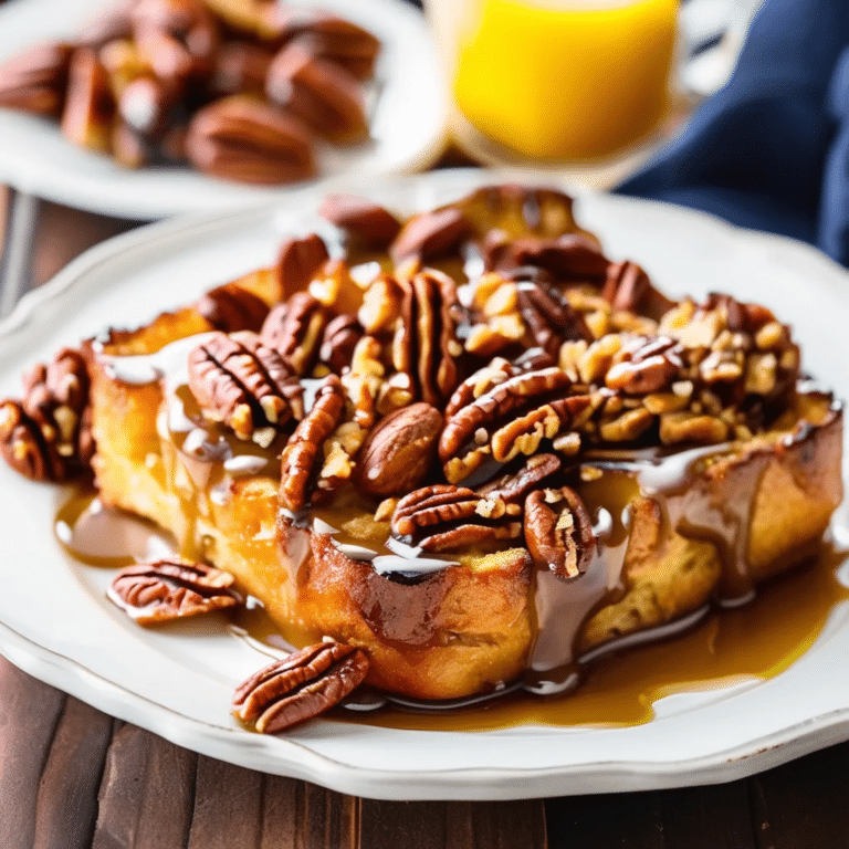 Overnight Pecan French Toast