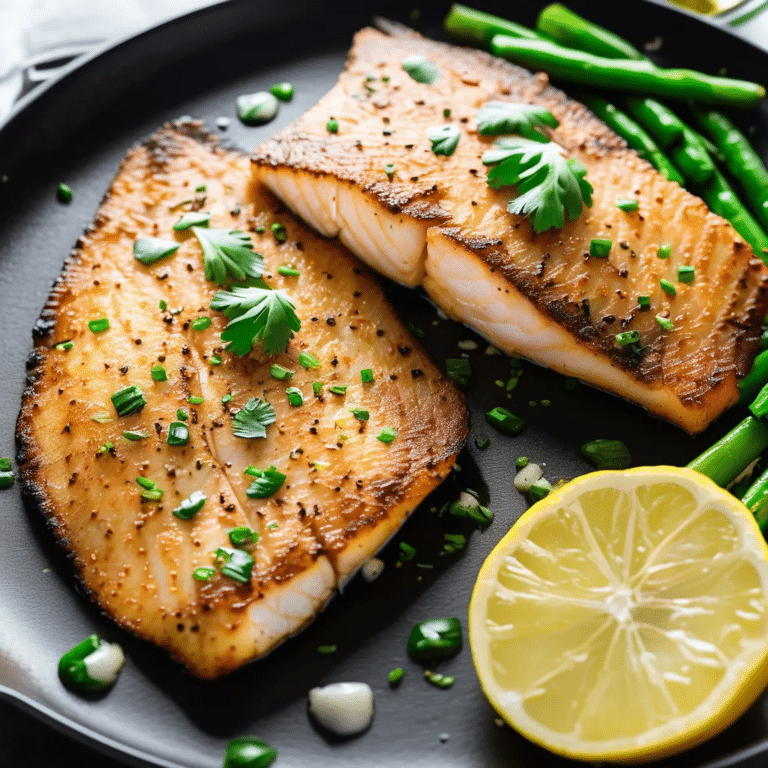Pan-Seared Tilapia