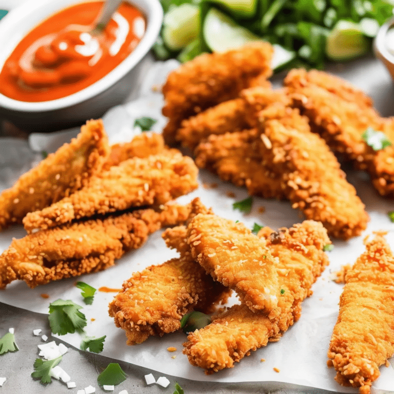 Panko Buffalo Chicken Tenders
