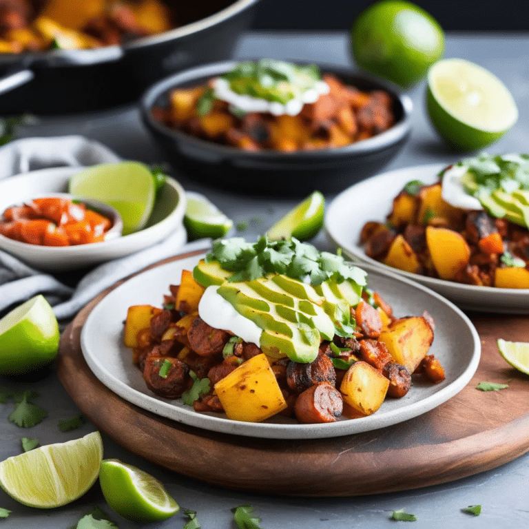 Papas con Chorizo