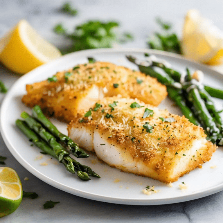 Parmesan Baked Cod