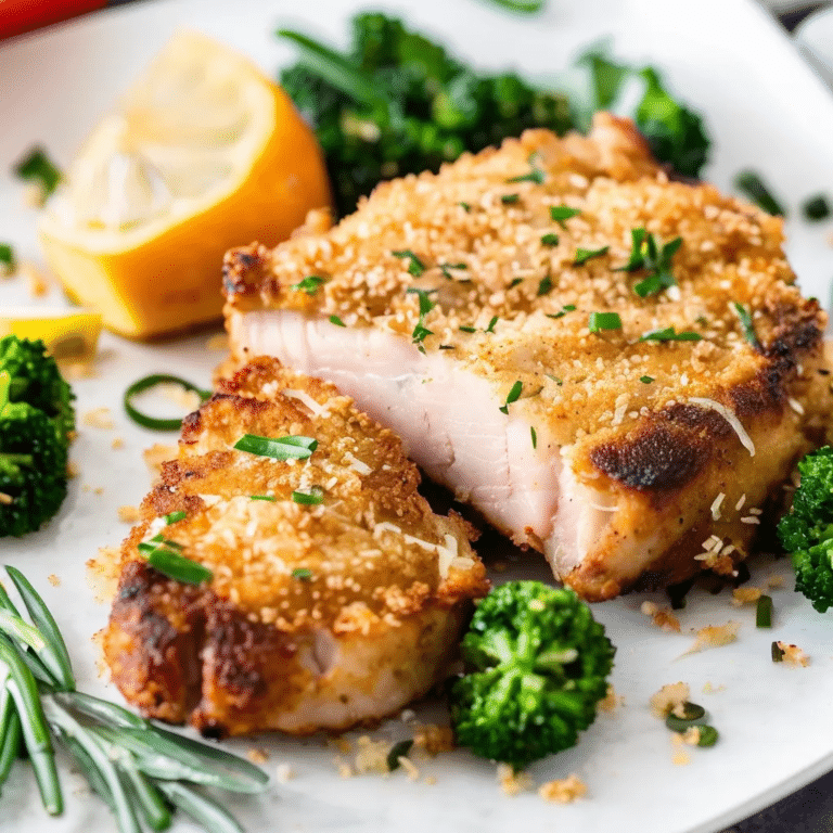 Parmesan Crusted Pork Chops