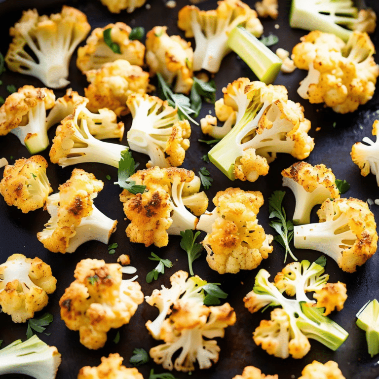 Parmesan Roasted Cauliflower