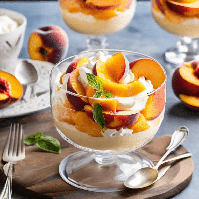 Peach Bavarian