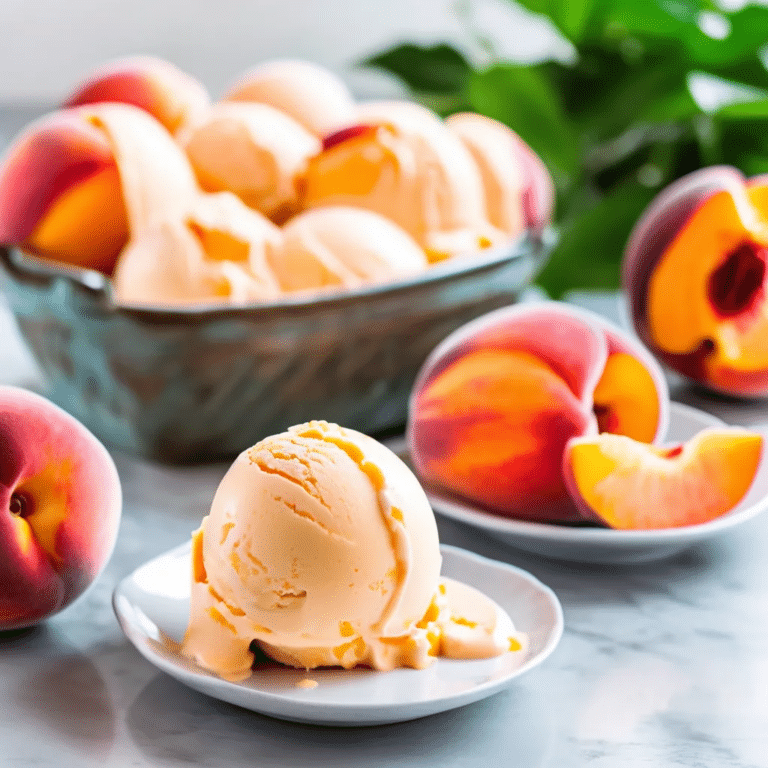 Peach Ice Cream