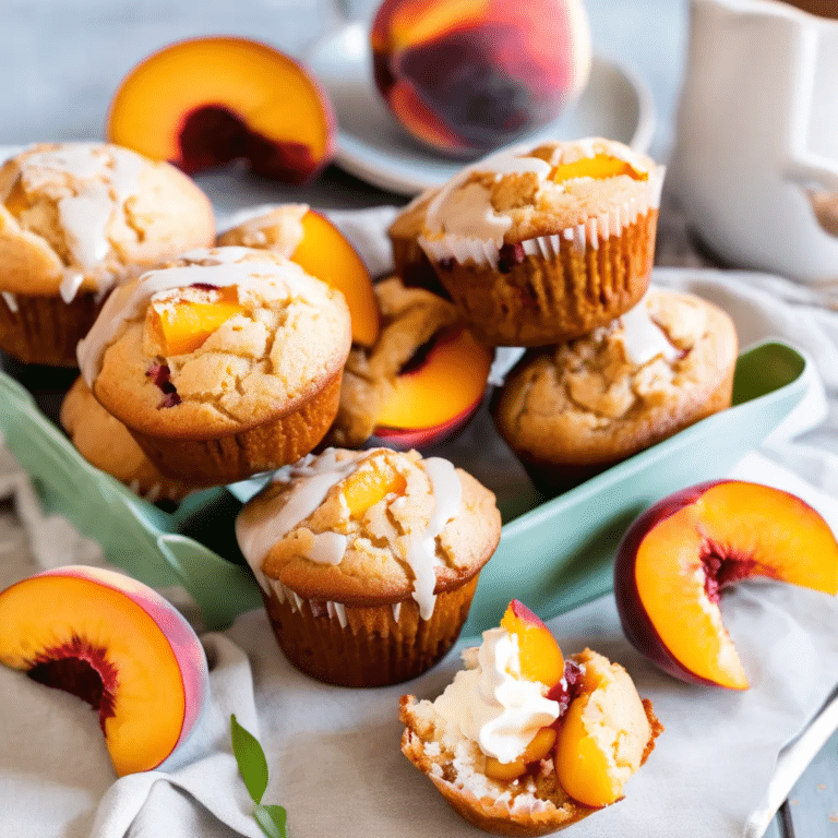 Peaches And Cream Muffins