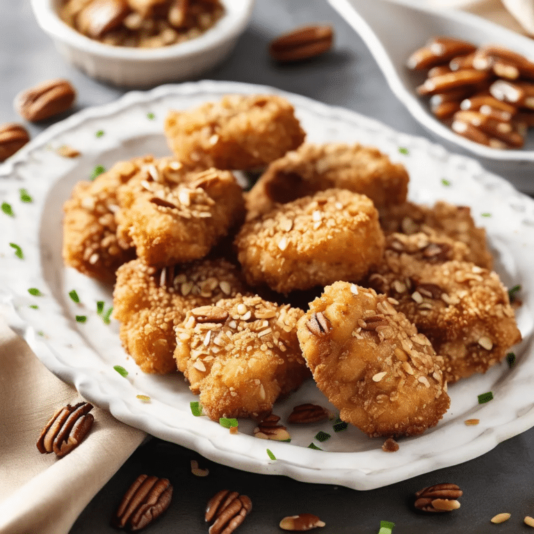 Pecan-Crusted Chicken Nuggets