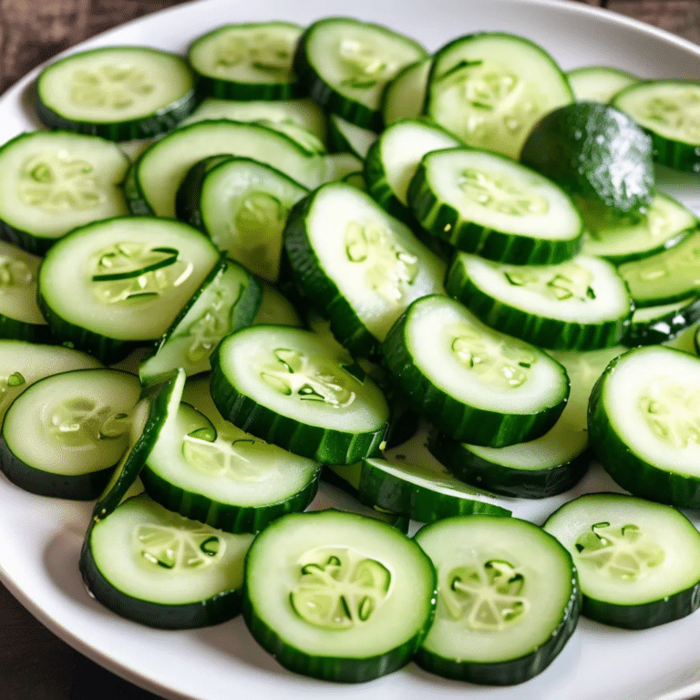 Pennsylvania Dutch Cucumbers