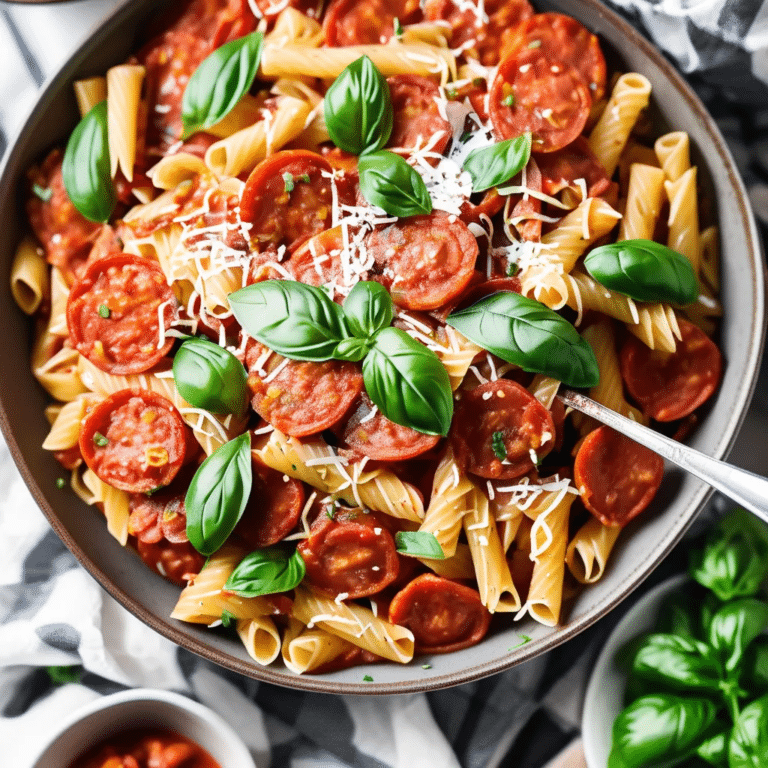 Pepperoni Pasta
