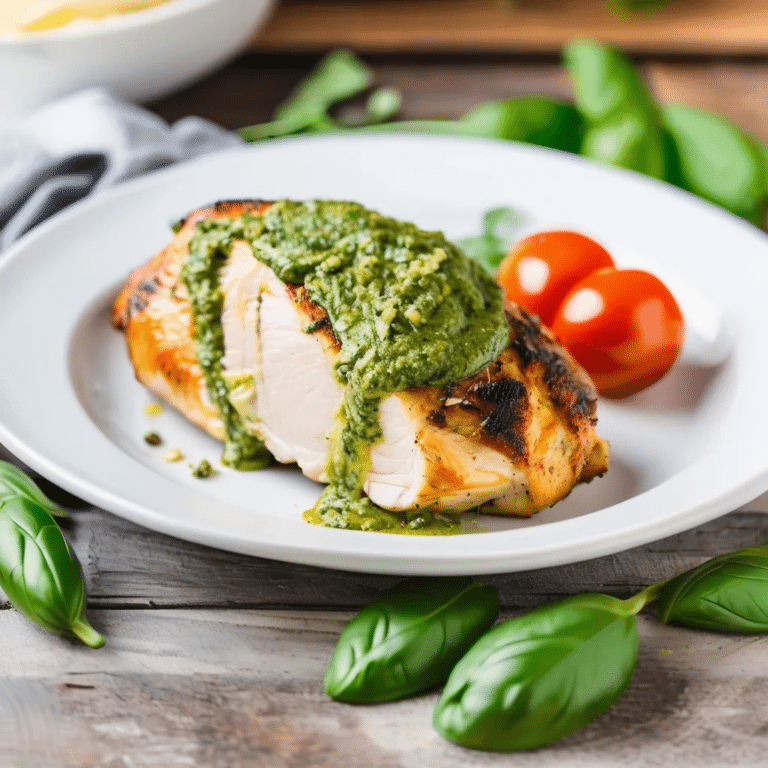 Pesto-Stuffed Chicken Breast