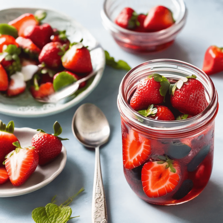 Pickled Strawberries