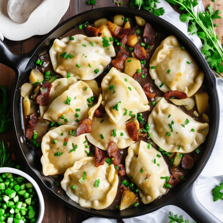 Pierogi Skillet