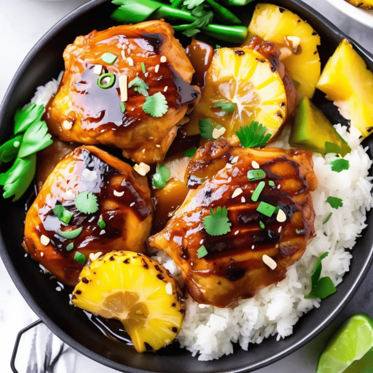 Pineapple Chicken Thighs